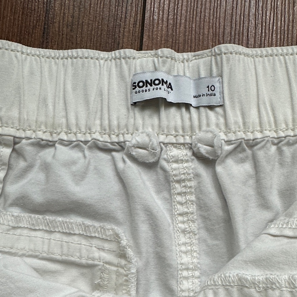 🤍🤍EUC Sonoma Women's Off White Cargo Shorts🤍🤍 - Picture 6 of 8